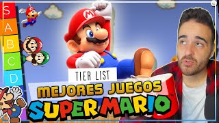 TOP DE LOS MEJORES JUEGOS DE SUPER MARIO (1986-2024) | Tier List