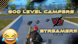 Pubg mobile Streamer Vs God Level Camper's-Mortal, Dynamo, Scout, Jonathan, Carryminati, GTX preet,