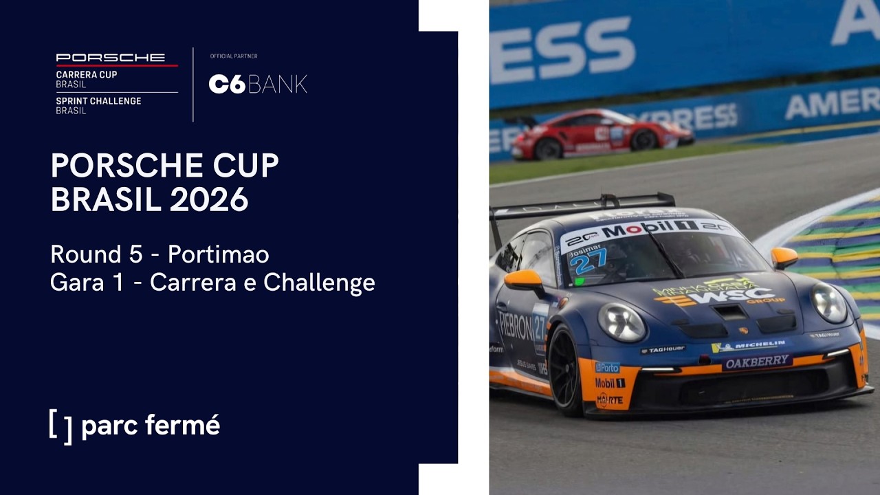 Porsche Cup Brasil 2026 | Round 5: Portimao – Gara 1 – Carrera e Challenge