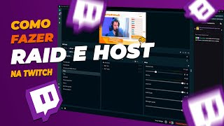 Como fazer raid e host na live da twitch