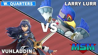 Offline MSM 235 - Vuhladdin (Lucina) VS Larry Lurr (Wolf/Falco) Winners Quarters