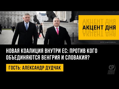 Новая коалиция внутри ЕС: против кого объединяются Венгрия и Словакия? Александр Дудчак.