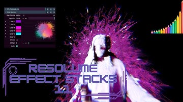 Resolume Effect Stacks - Churning Feedback + Color Morph + Color Controls