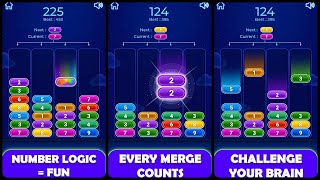 Number Connect: Merge Puzzle Game Mobile Gameplay Android screenshot 3