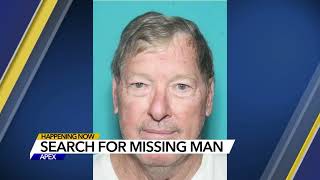 Large search underway for missing 71-year-old in Wake County