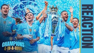 4 IN A ROW! MAN CITY ARE CH4MPIONS! Man City 3-1 West Ham | Premier League