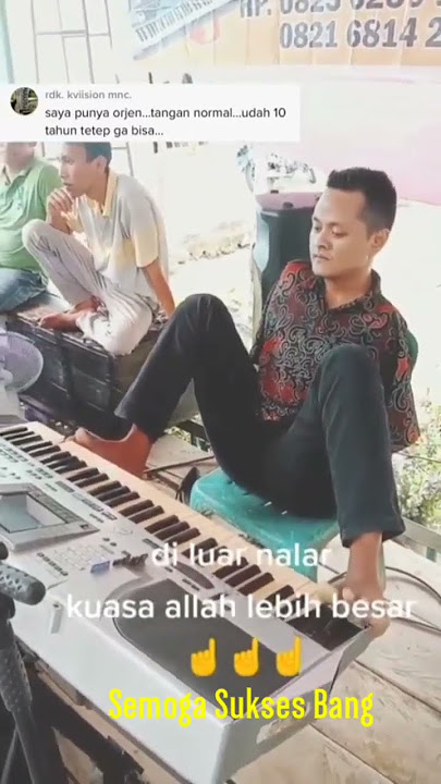 Main orgen pakai kaki Saya aja belum tentu bisa#shorts