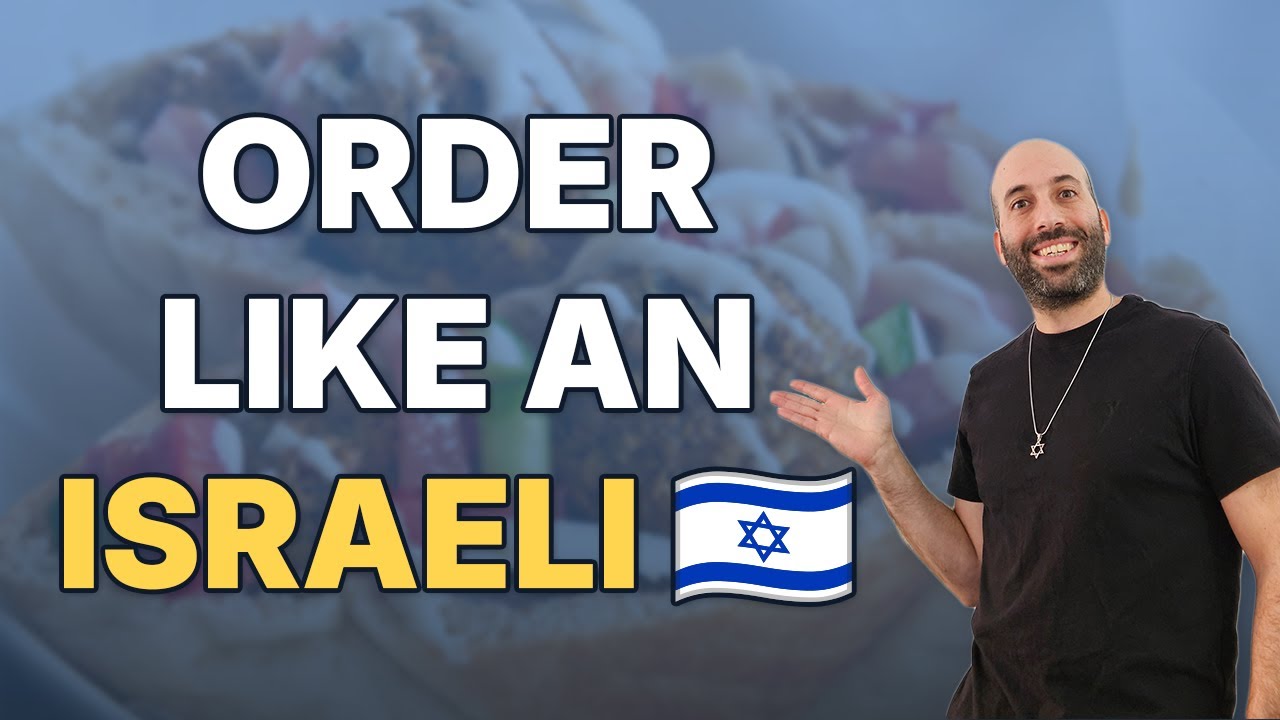 Ordering Food in Israel: Real Hebrew You’ll Actually Use 🇮🇱🍽️