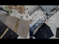 Happy mail unboxing from luxedesigns and jasmineswallet  binders dashboards  more