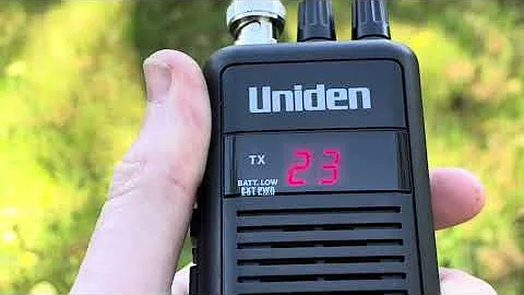 Uniden PRO401HH Handheld CB Radio Aftermarket Antenna Demo Cobra HA-TA Telescopic 27MHz CB Antenna