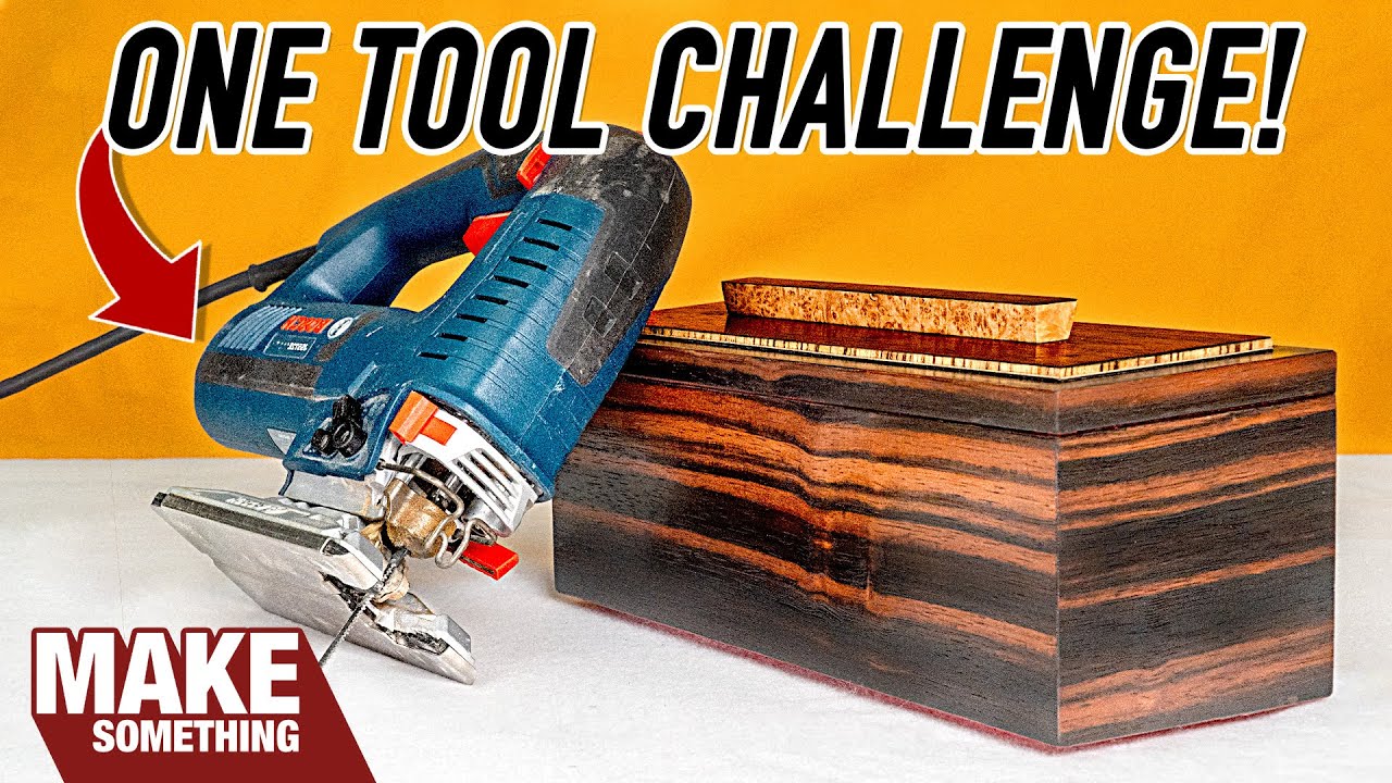 One Tool Challenge. Make This With ONLY a Jigsaw! - YouTube