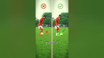 BEGINNER FLICK UP TUTORIAL ⚽️.#football #footballskills #shorts #soccer #tutorialvideo
