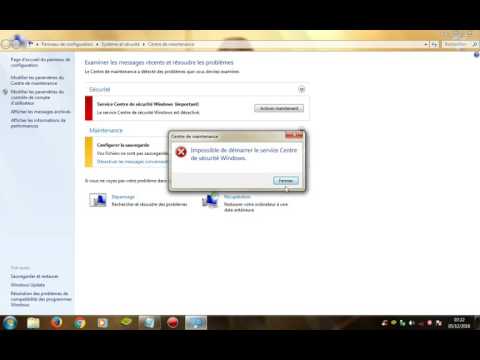 Vidéo: Comment Activer Le Centre De Sécurité