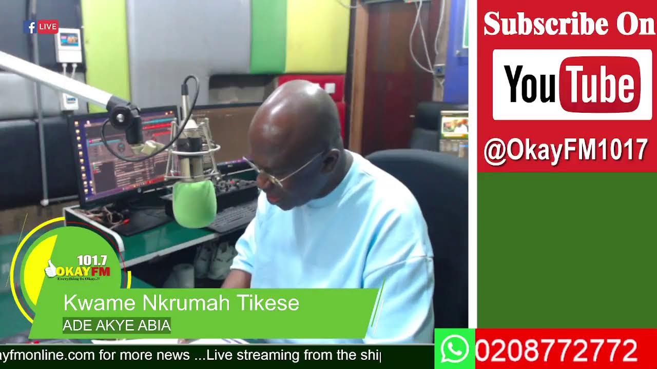 Ade Akye Abia With Kwame Nkrumah Tikese  On Okay 101.7 Fm (|24/02/2026