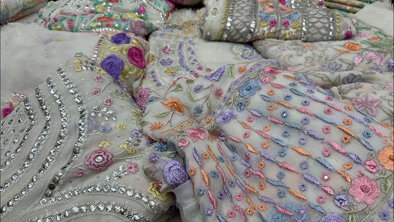 Multani Handcrafted Luxury Suits | Mukesh Kamdani Resham & Parsi Hand ...