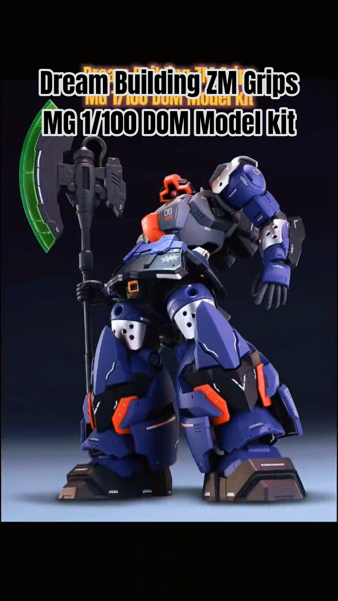 Dream Building ZM Grips MG 1/100 DOM Model kit #plamo #gundam