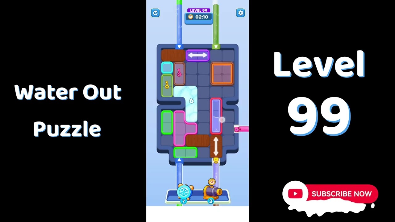 Water Out Puzzle Level 99 Walkthrough 💧 | Step-by-Step Solution | SolutionGuruji