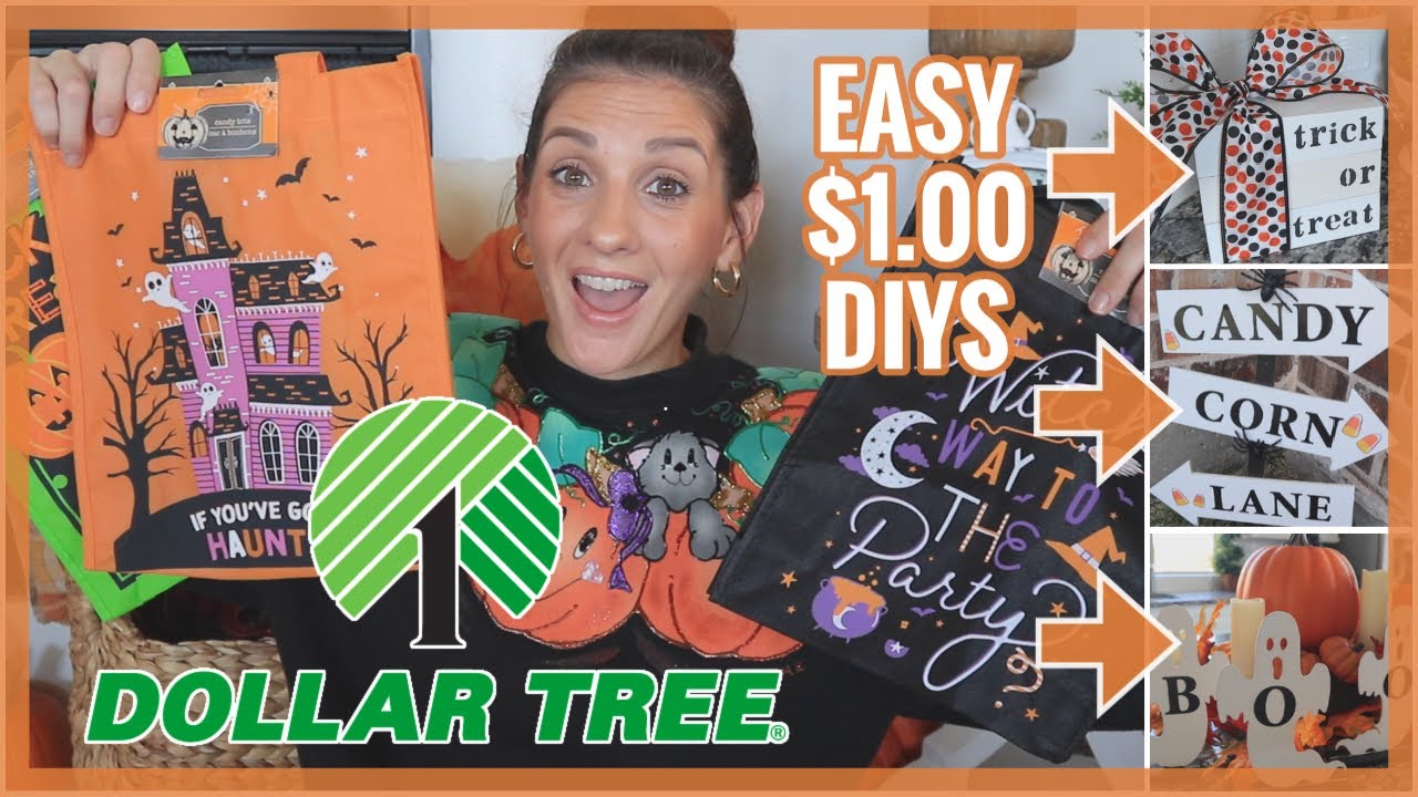 DOLLAR TREE HAUL | THIS $1.00 WILL FLOOR YOU! | EASY HALLOWEEN DIYS THAT ARE SO DARLING!