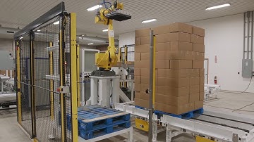 Quest Box Bot Robotic Palletizer