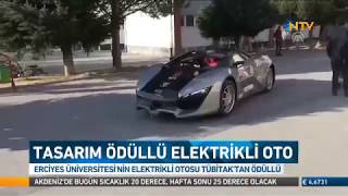 Erciyes Üniversitesi Öğrencilerinden Tasarım Ödüllü Elektrikli Oto