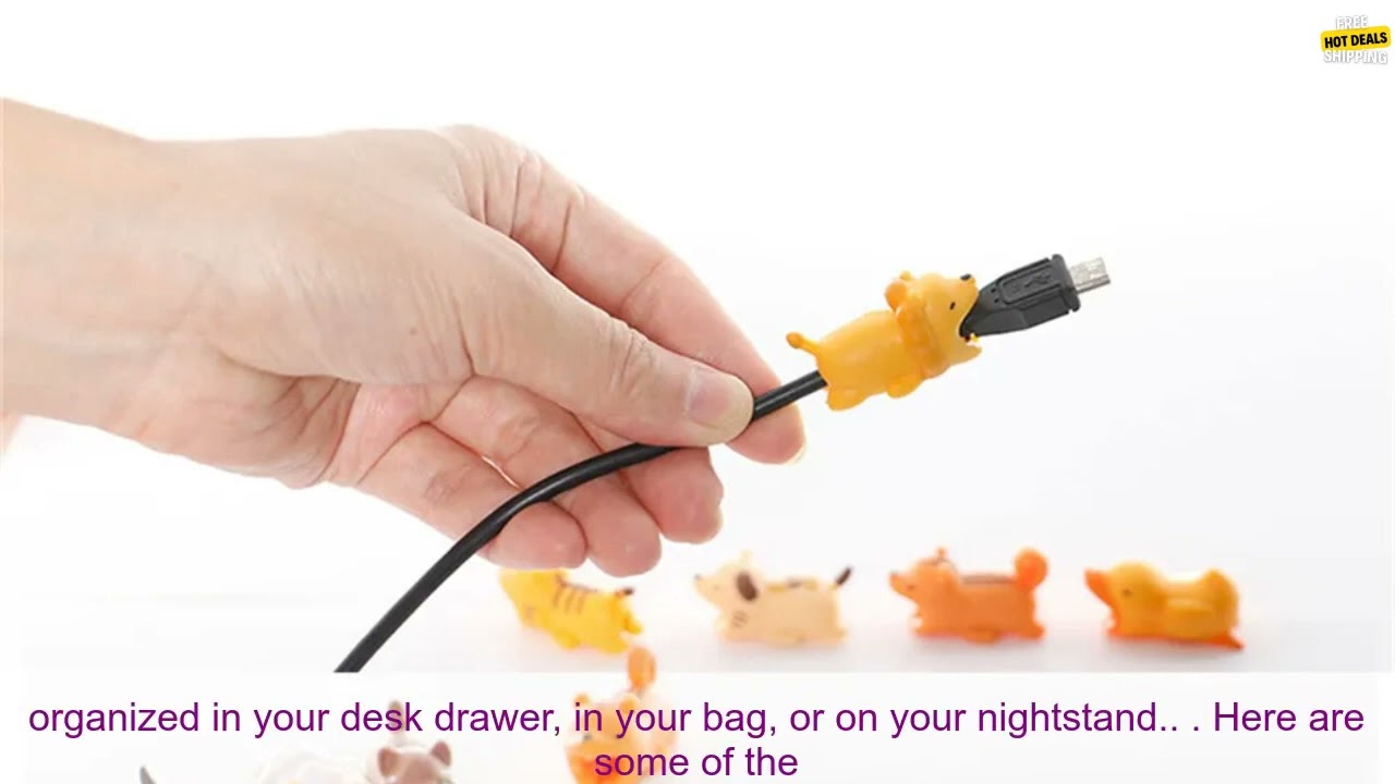 1005005905692681 Cute Cartoon Animal Cable Organizers Cable Saver Cover Phone USB Line
