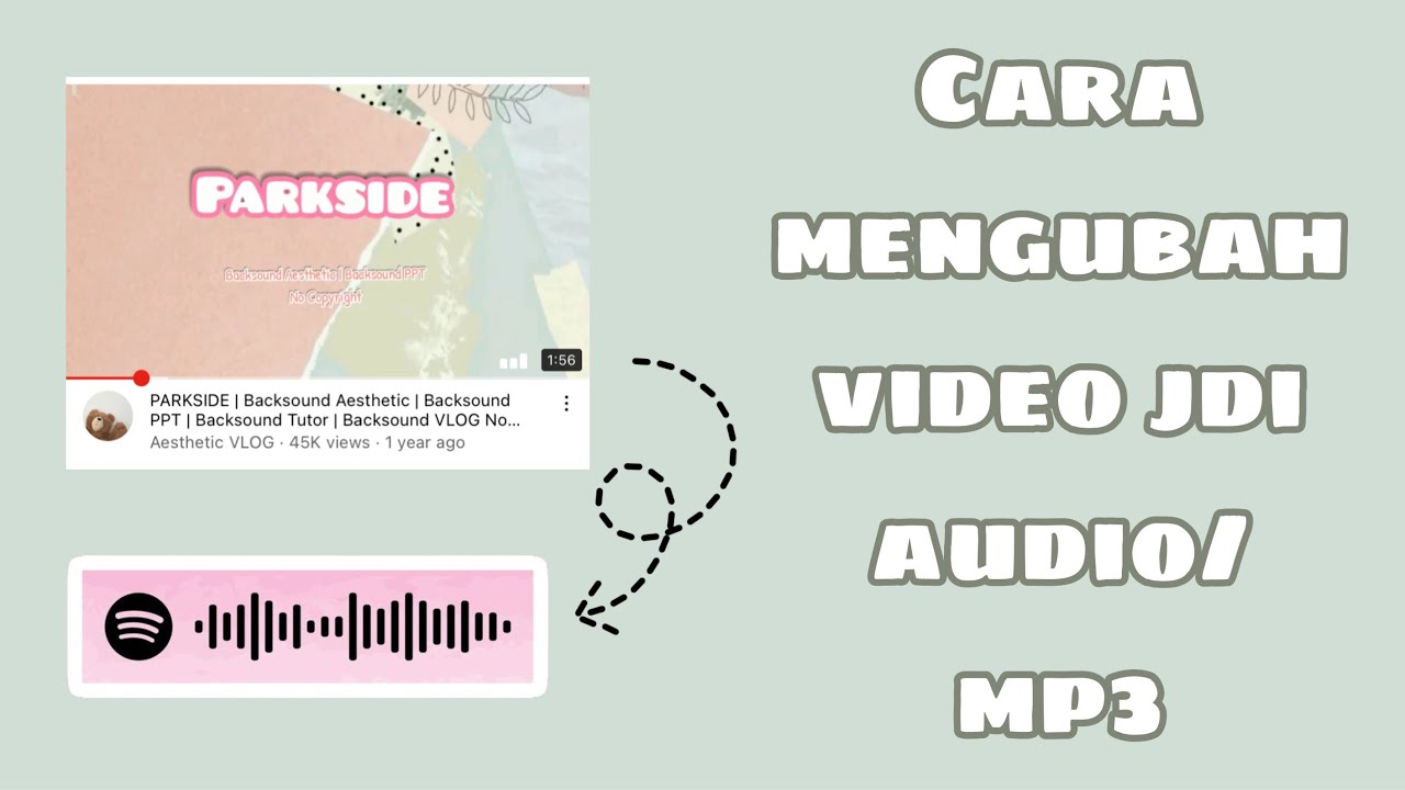 Cara mengubah video jadi audio/mp3 simpel bngt YouTube