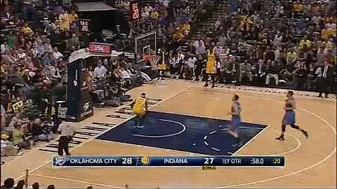 Paul George's first slam dunk after broken leg injury! (04.12.2015) - DayDayNews