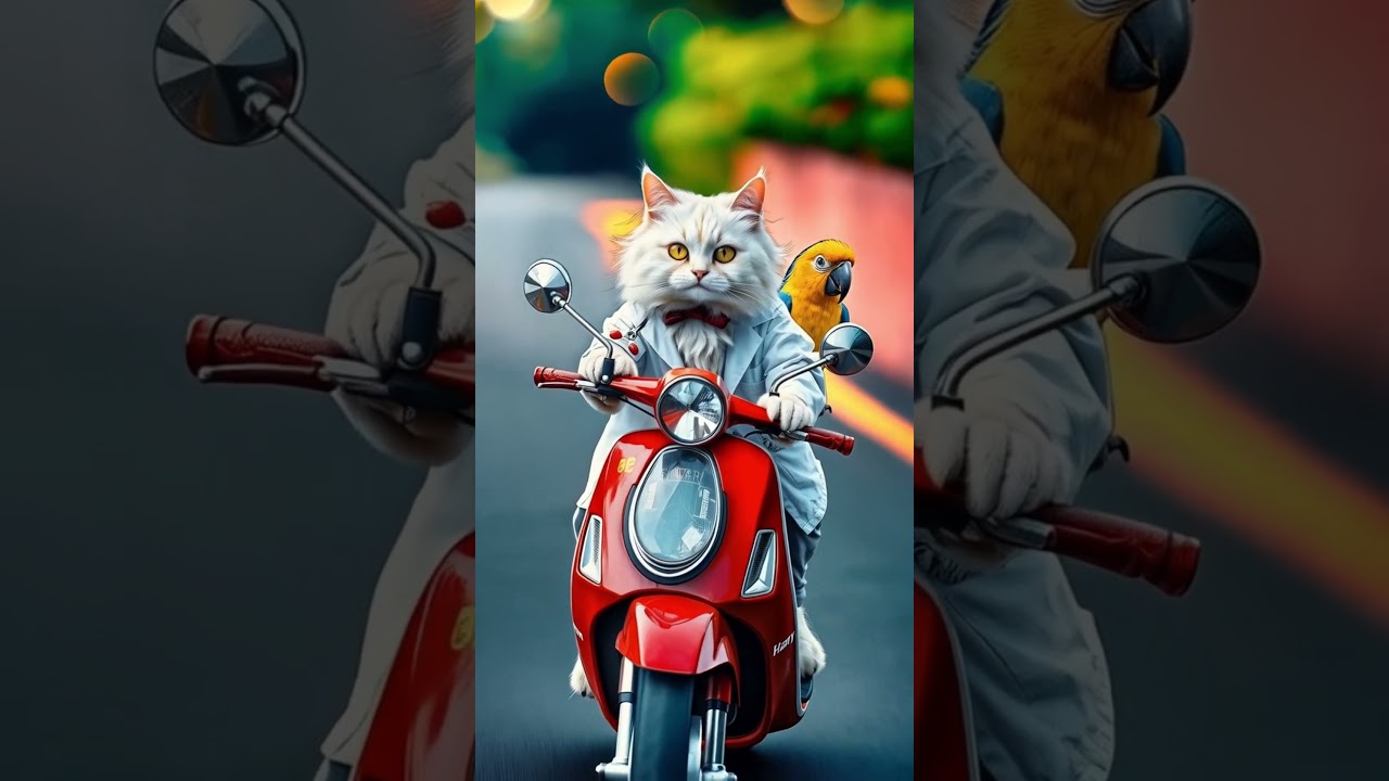 CAT DOCTOR SAVE THE PARROT , DR HARRY'S PET CLINIC| KIDS STORY, FUNNY STORY,