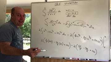 Calculus 1, ch 5.5, u-sub with a definite integral