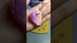 Purple whale Keychain #bts #borahae #btsarmy #diycrafts #resin #clayart #claycharms #singer #bts