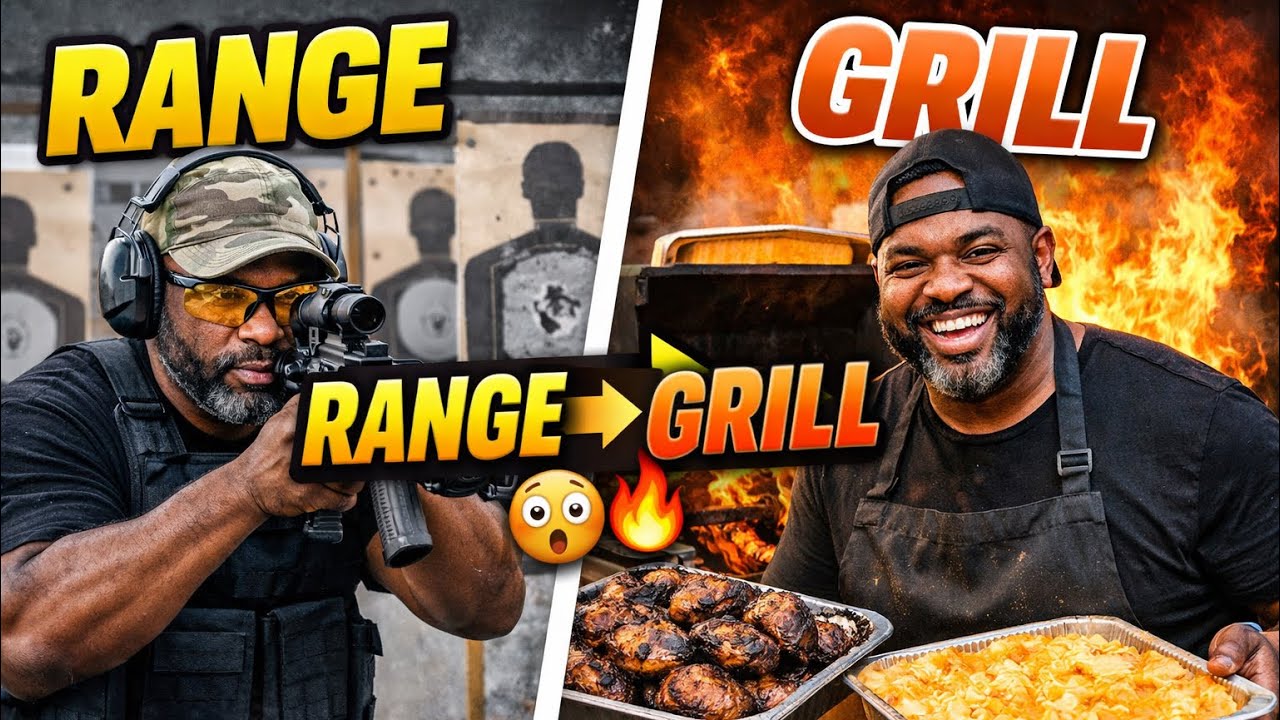 From Range to Grill 🔥 |  All-Day Shooting + Cooked Jerk Chicken FEAST 🍗🎯!