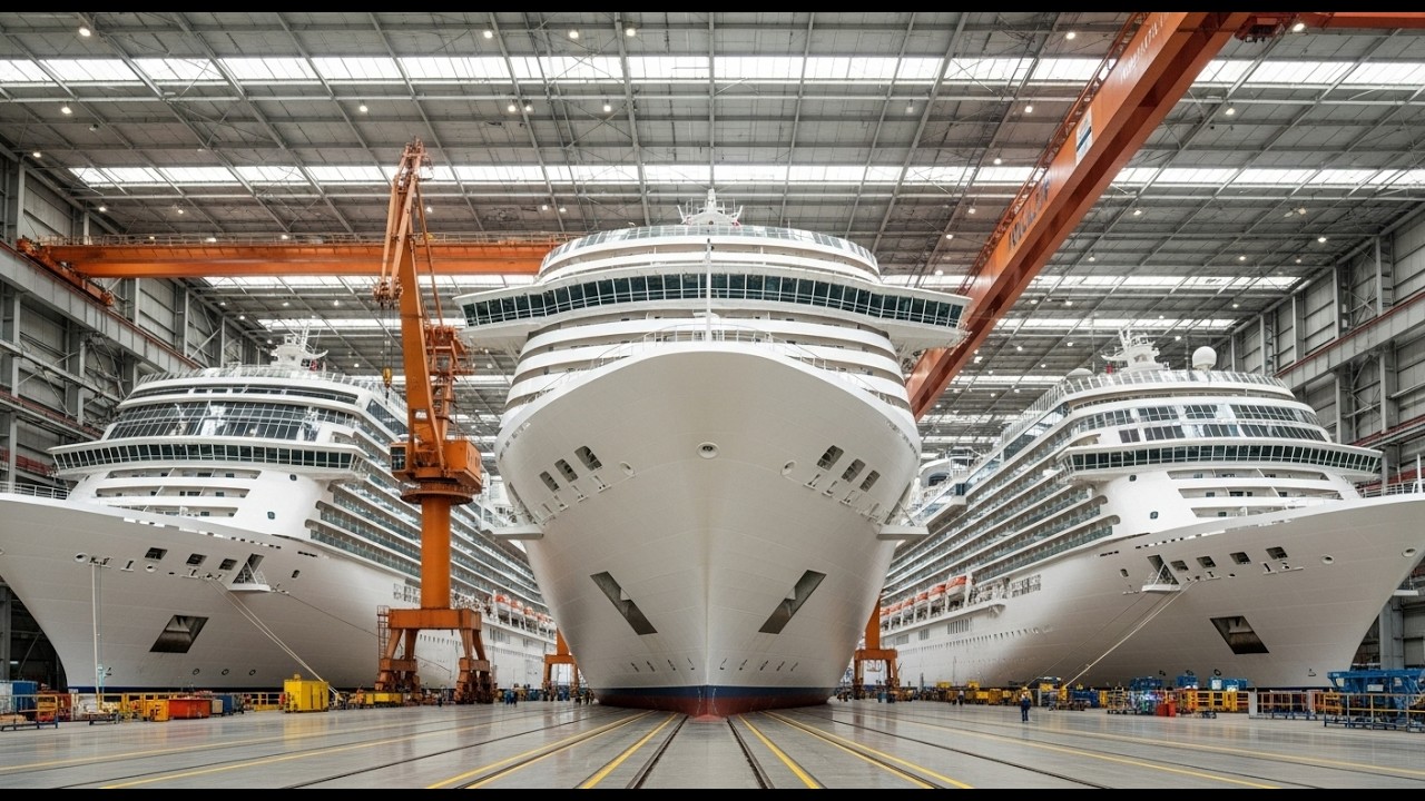How Massive Cruise Ships Are Built | Inside the World’s Largest Shipyard (Full Process)