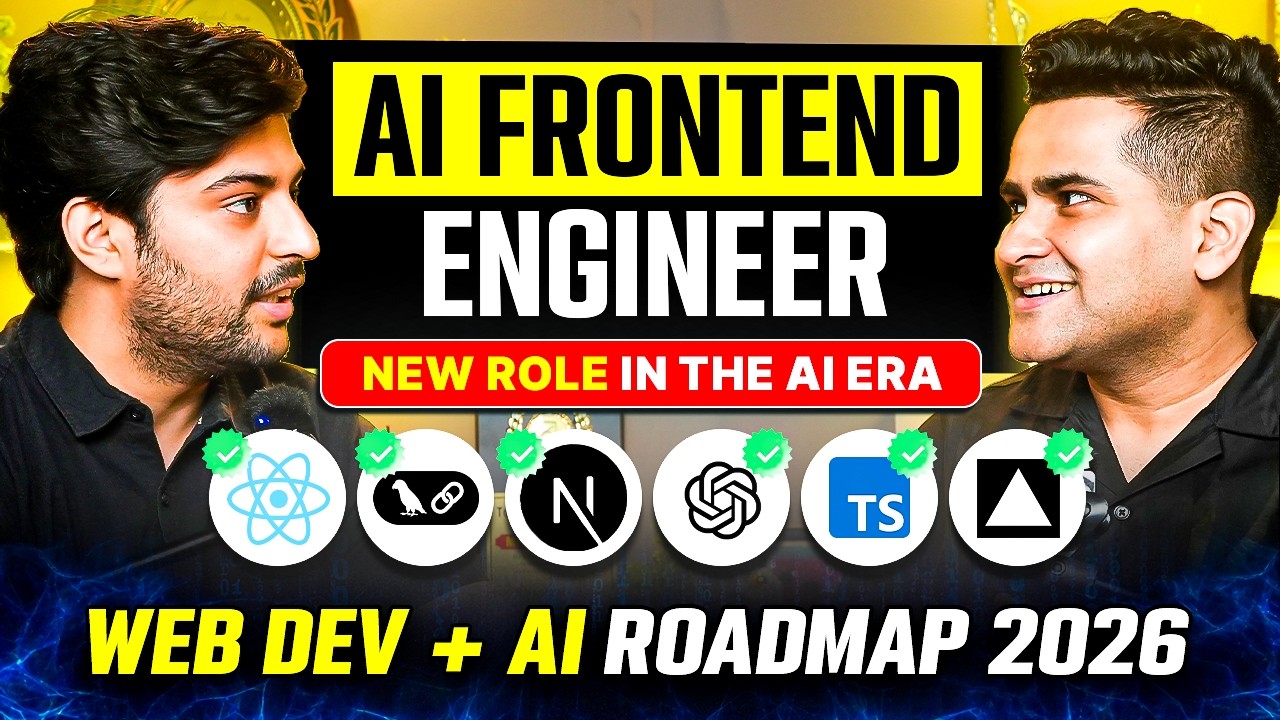 The Future of Web Dev ( 2026 Roadmap ) – No Hype, Only Truth | AI Frontend Engineer