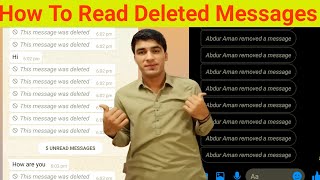 How To Read What's App & Facebook Messenger Deleted Messages hindi-urdu :By Unique Facts screenshot 5