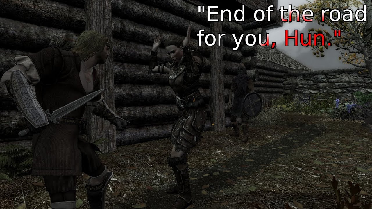 Intimidating Riften's Citizens - True Thane