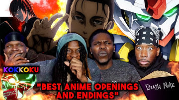 RAP FANS react to THE BEST ANIME OPENINGS and ENDINGS for the FIRST TIME #4
