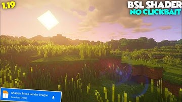 [NO CLICKBAIT] 🥰 Bsl Shader For Minecraft Pe | Shader Mcpe 1.19 | Bsl Shader Mcpe 1.19