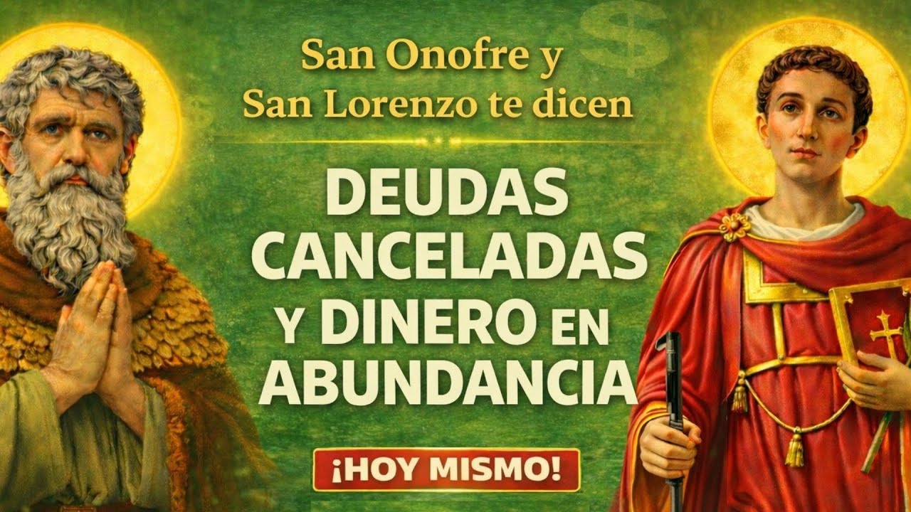 Oración a San Onofre y San Lorenzo para salir de deudas y atraer el dinero URGENTE 🙏✨