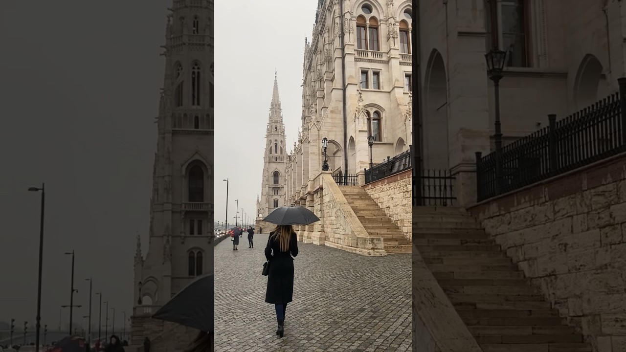 Let your mind alone, and see what happens.. 🥀 #lovely #budapest #hungary #rain #danube #blonde