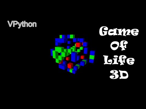 VPython Game Of Life 3D