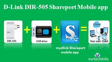 mydlink SharePort Setup | Configure D-Link SharePort web access on router | D-Link DIR-505 USB Use