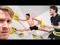 MMA fighter & Gymnast try Climbing