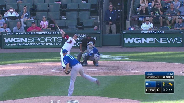 KC@CWS: Davis fans Morneau to pick up his 24th save