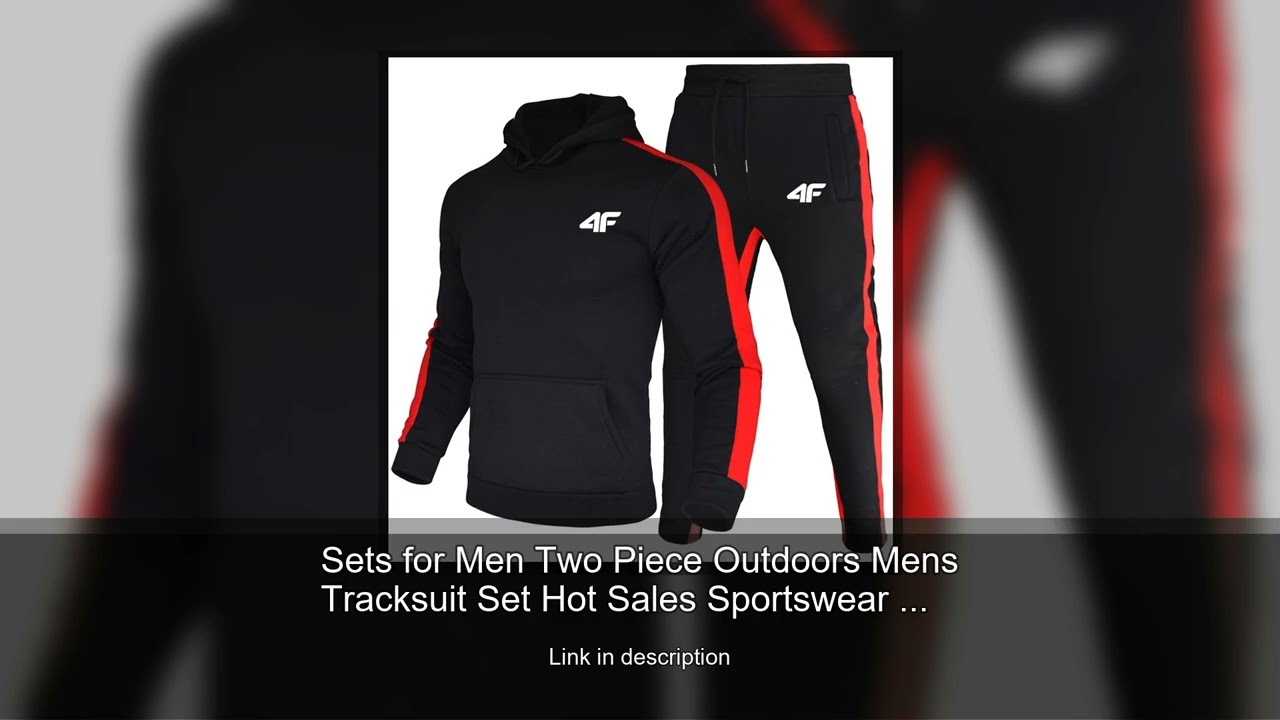 Sets for Men Two Piece Outdoors Mens Tracksuit Set Hot Sales Sportswear Man Sweatpants Hoodie F