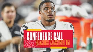 DeAndre Washington: "I'm a huge fan of Andy Reid" | Conference Call