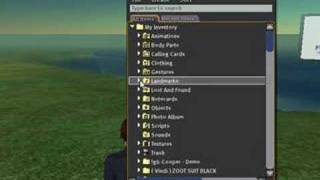 Viewing Inventory in Second Life