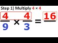 Multiplying Fractions Quiz