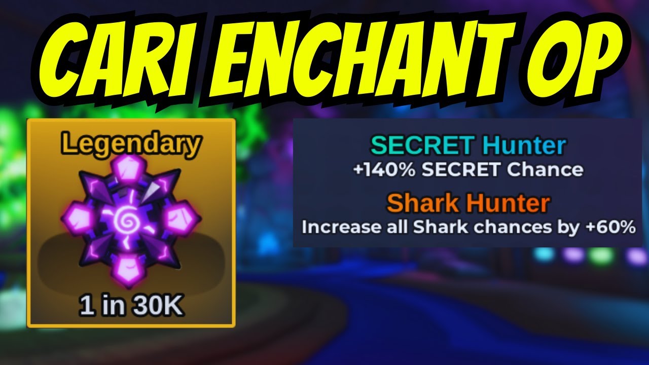 LIVE!! CARI ENCHANT OP !!- GAME ROBLOX FISH IT