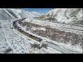 4K: DRONE SHOTS OF TEHACHAPI IN THE SNOW (DECEMBER 2021)
