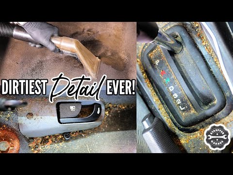 Cleaning The NASTIEST Car Interior Ever! Insane Reaction To Free Car Detailing Restoration!